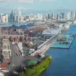 View of PortMiami in Florida