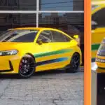 Senna’s Helmet Artist Painted This Honda Civic Type R to Honor the F1 Legend