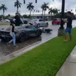 McLaren 720S Involved in Motorcycle Altercation Leaving Florida Cars and Coffee