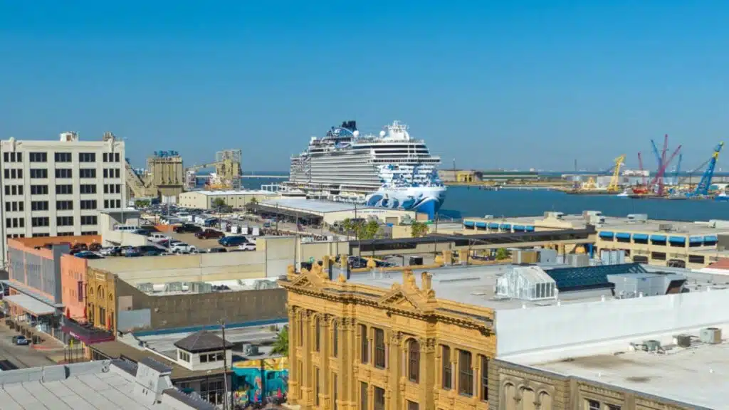 Norwegian Prima Cruise Ship in Galveston, Texas